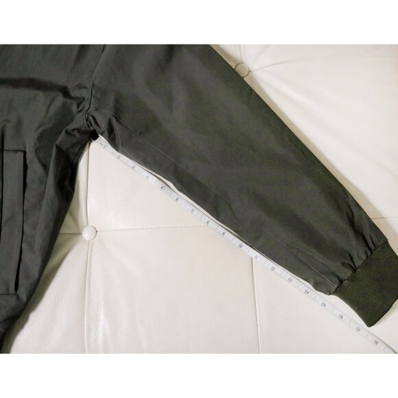 COS Men's Regular-Fit Olive Green Bomber Jacket - Picture 5 of 8